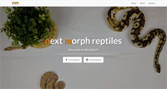 Desktop Screenshot of nextmorph.com