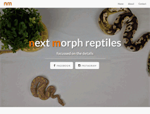 Tablet Screenshot of nextmorph.com
